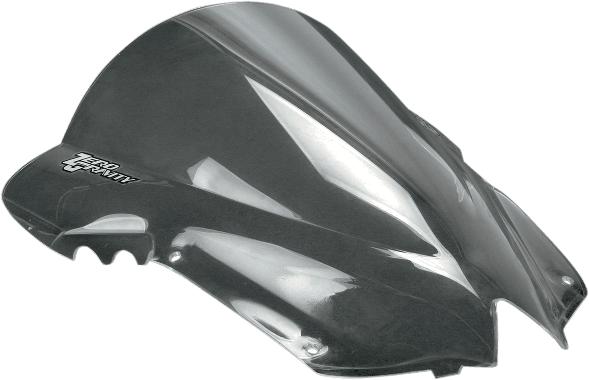 ZERO GRAVITY 2301-1014 Double Bubble Windscreen - Clear - YZF-R6