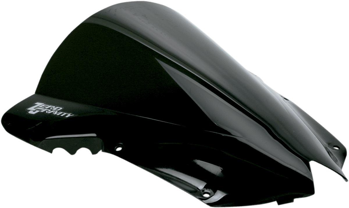 ZERO GRAVITY 2301-1016 Double Bubble Windscreen - Dark Smoke - YZF-R6