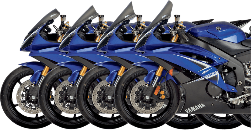 ZERO GRAVITY 2301-1303 Corsa Windscreen - Smoke - '08-'16 YZF-R6 — image 2 of 2