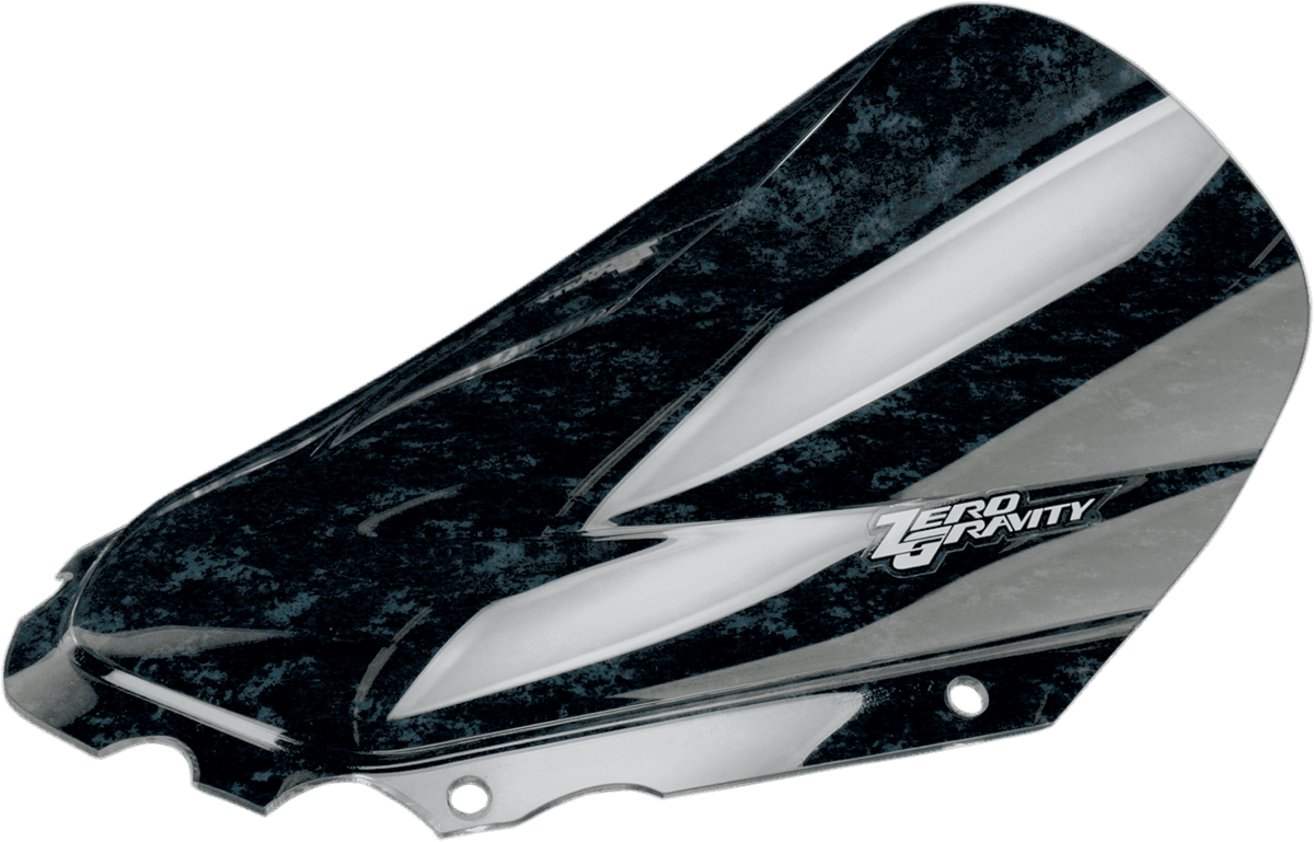 ZERO GRAVITY 2301-1417 Double Bubble Windscreen - Clear - KLR