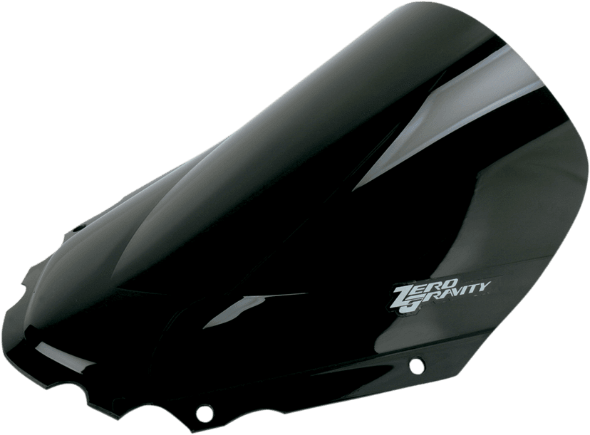 ZERO GRAVITY 2301-1419 Double Bubble Windscreen - Dark Smoke - KLR