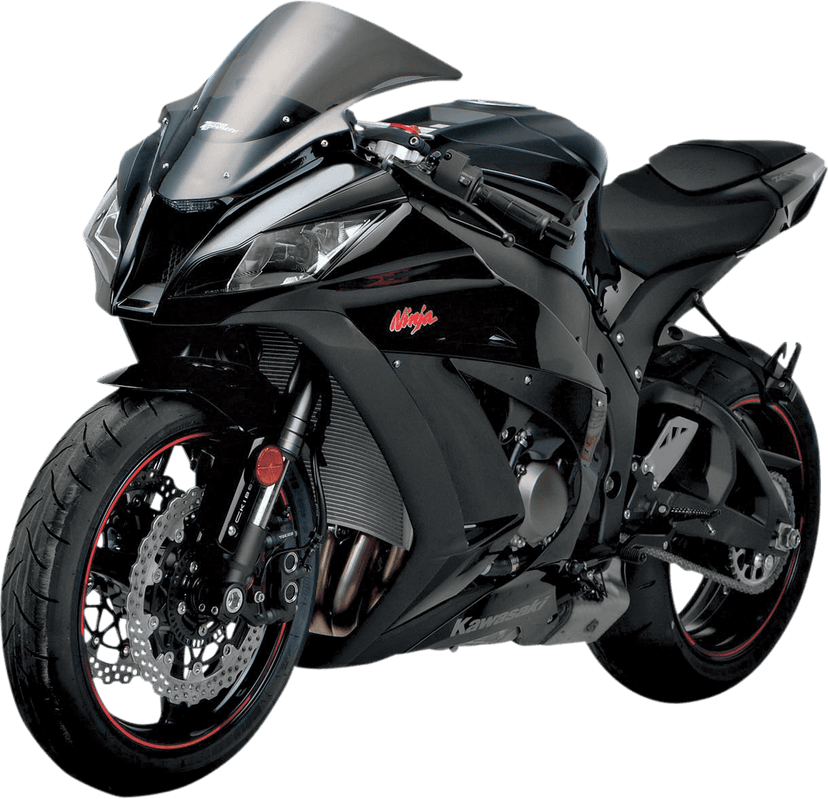 ZERO GRAVITY 2301-1509 Double Bubble Windscreen - Smoke - ZX10 — image 4 of 4