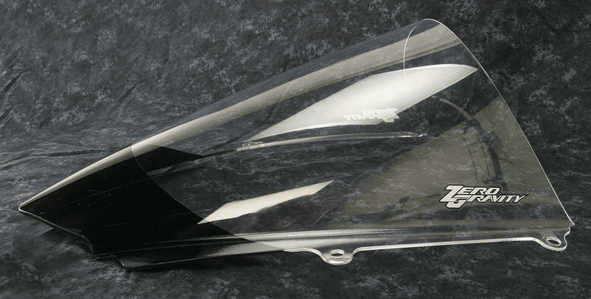 ZERO GRAVITY 2301-1629 Corsa Windscreen - Clear - '13 Triumph 675 — image 2 of 2