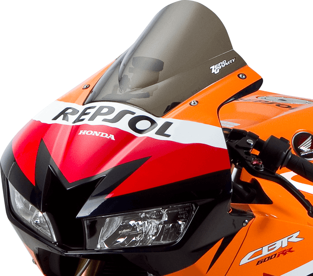 ZERO GRAVITY 2301-1637 Double Bubble Windscreen - Smoke - CBR600RR — image 3 of 3
