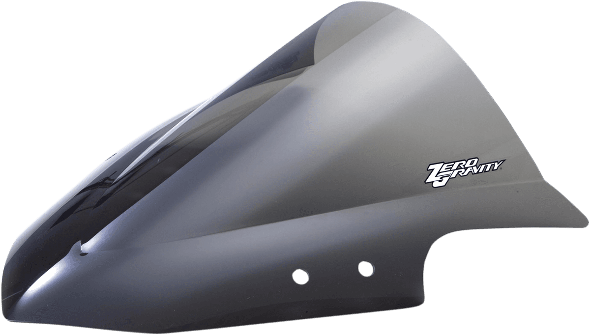 ZERO GRAVITY 2301-1646 Double Bubble Windscreen - Smoke - Ninja 300