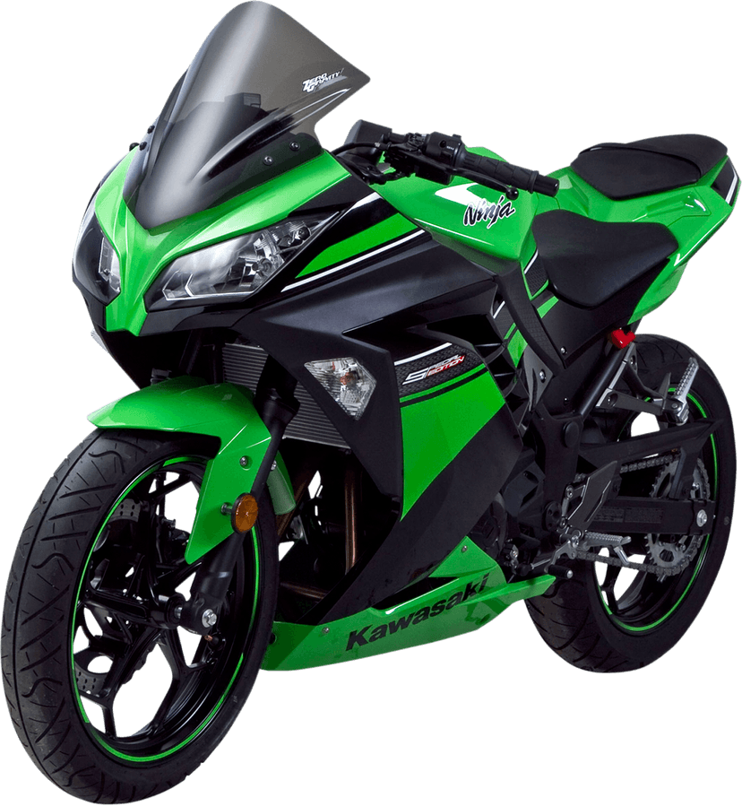 ZERO GRAVITY 2301-1651 Corsa Windscreen - Smoke - '13-'17 EX300 Ninja 300 — image 2 of 2