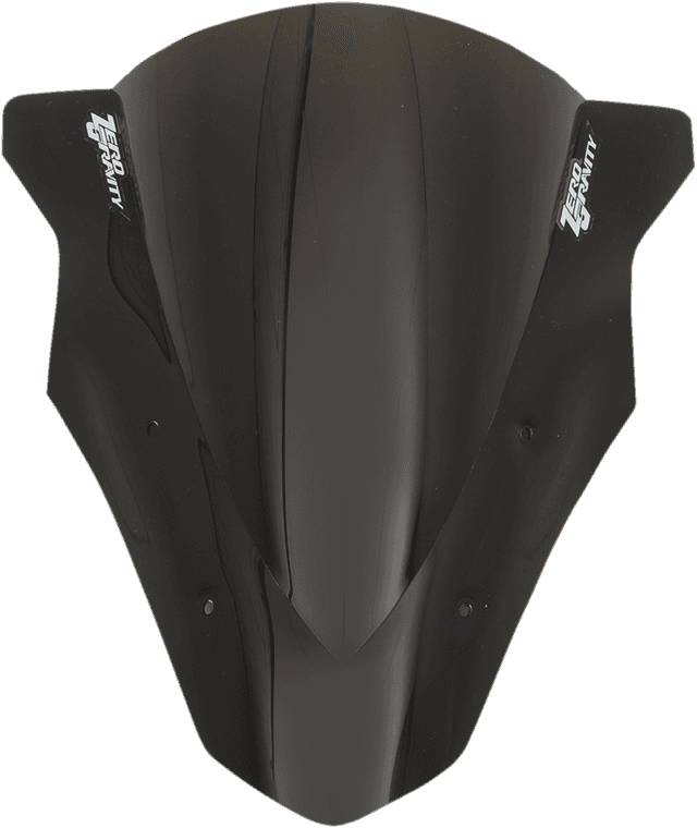 ZERO GRAVITY 2301-1961 Double Bubble Windscreen - Dark Smoke - Ninja 650