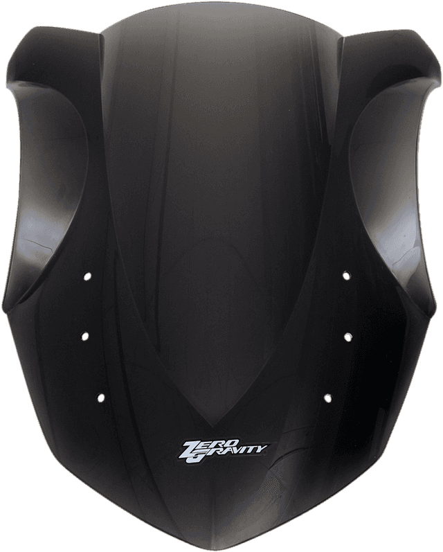 ZERO GRAVITY 2301-1963 Double Bubble Windscreen - Dark Smoke - Ninja 1000