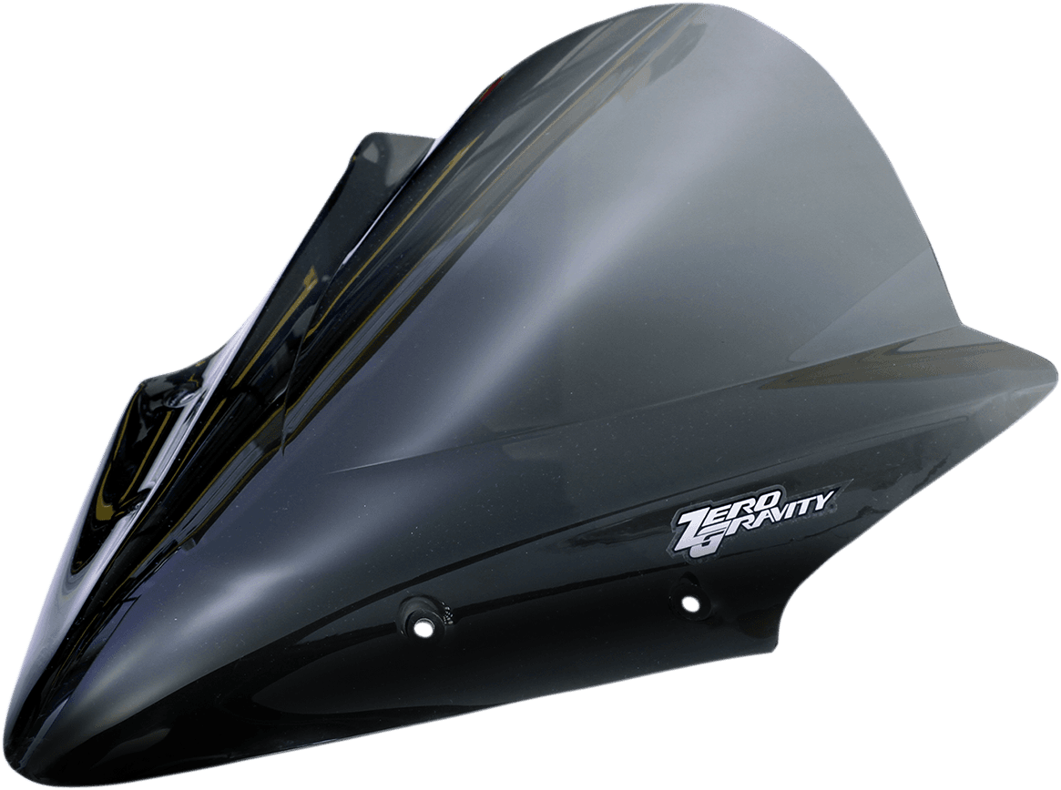 ZERO GRAVITY 2301-2141 Double Bubble Windscreen - Light Smoke - Ninja 650