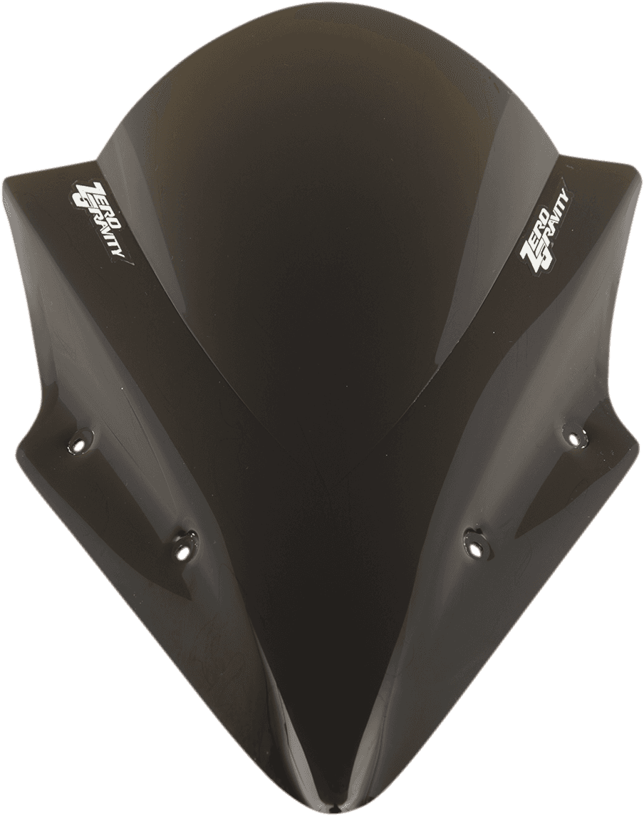 ZERO GRAVITY 2301-2142 Double Bubble Windscreen - Dark Smoke - Ninja 650
