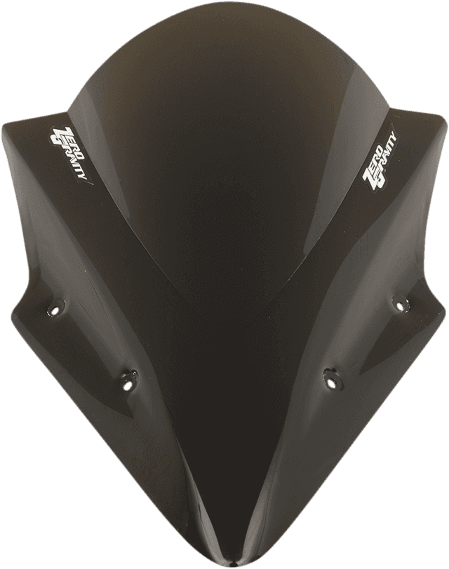 ZERO GRAVITY 2301-2142 Double Bubble Windscreen - Dark Smoke - Ninja 650