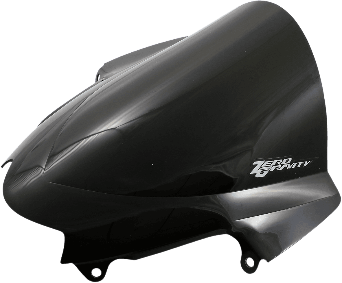 ZERO GRAVITY 2301-2173 Double Bubble Windscreen - Dark Smoke - Bandit 1250