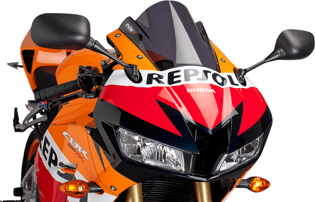 PUIG HI-TECH PARTS 2301-2292 Race Windscreen - 9-1/2" - Dark Smoke - CBR600RR