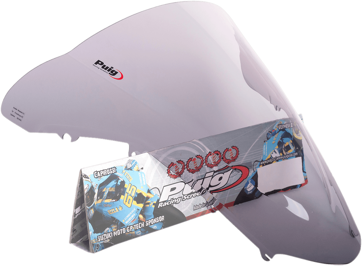 PUIG HI-TECH PARTS 2301-2304 Race Windscreen - 15-3/8" - Smoke - VFR800FI