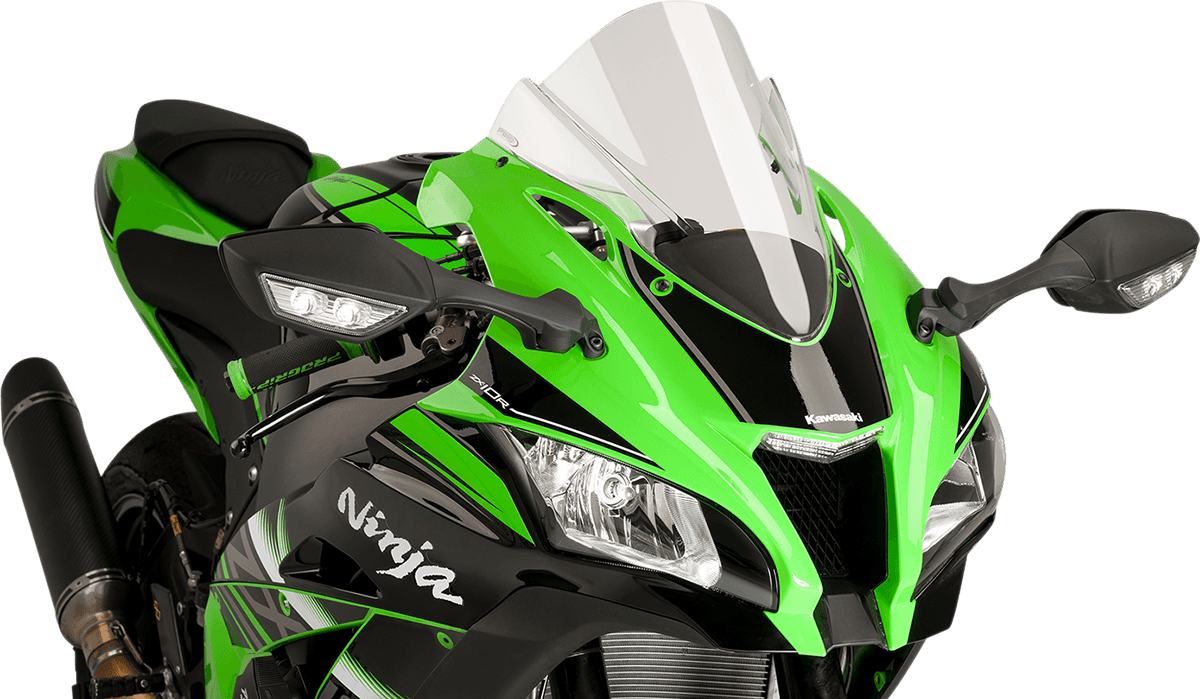 PUIG HI-TECH PARTS 2301-2331 Race Windscreen - 14-1/4" - Clear - ZX10R