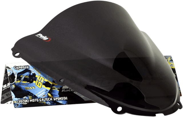 PUIG HI-TECH PARTS 2301-2344 Race Windscreen - 15-3/4" - Dark Smoke - Ninja