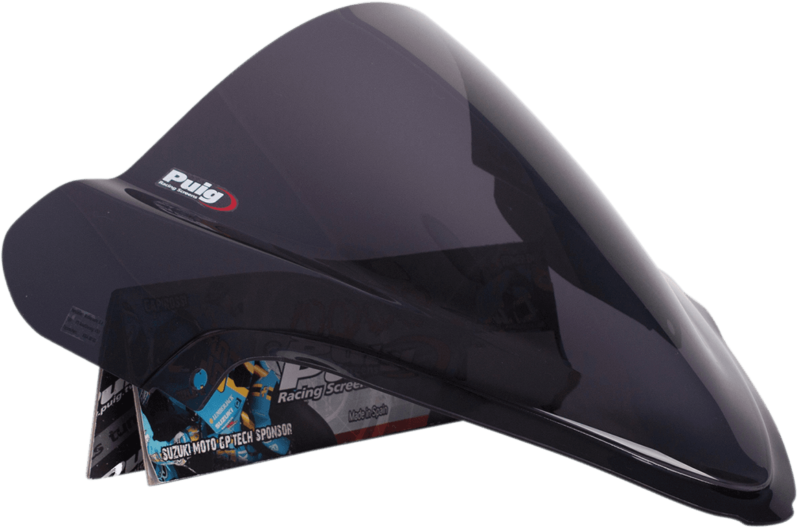 PUIG HI-TECH PARTS 2301-2358 Race Windscreen - 15-3/8" - Dark Smoke - Hayabusa