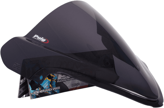PUIG HI-TECH PARTS 2301-2358 Race Windscreen - 15-3/8" - Dark Smoke - Hayabusa