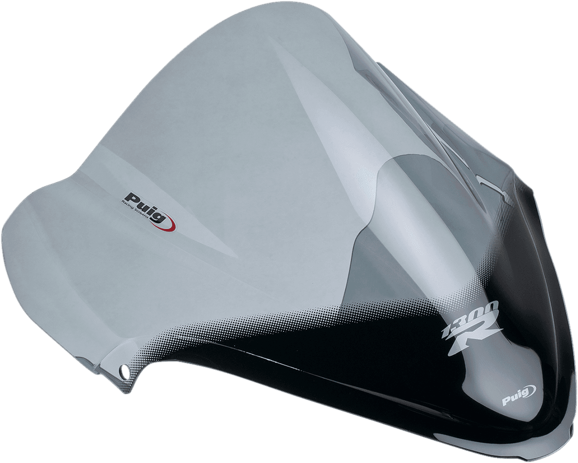 PUIG HI-TECH PARTS 2301-2360 Race Windscreen - 15-3/8" - Smoke - Hayabusa