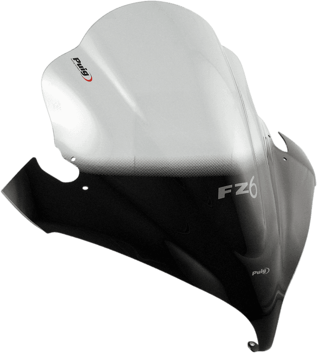 PUIG HI-TECH PARTS 2301-2396 Race Windscreen - 21-5/8" - Smoke - FZ6