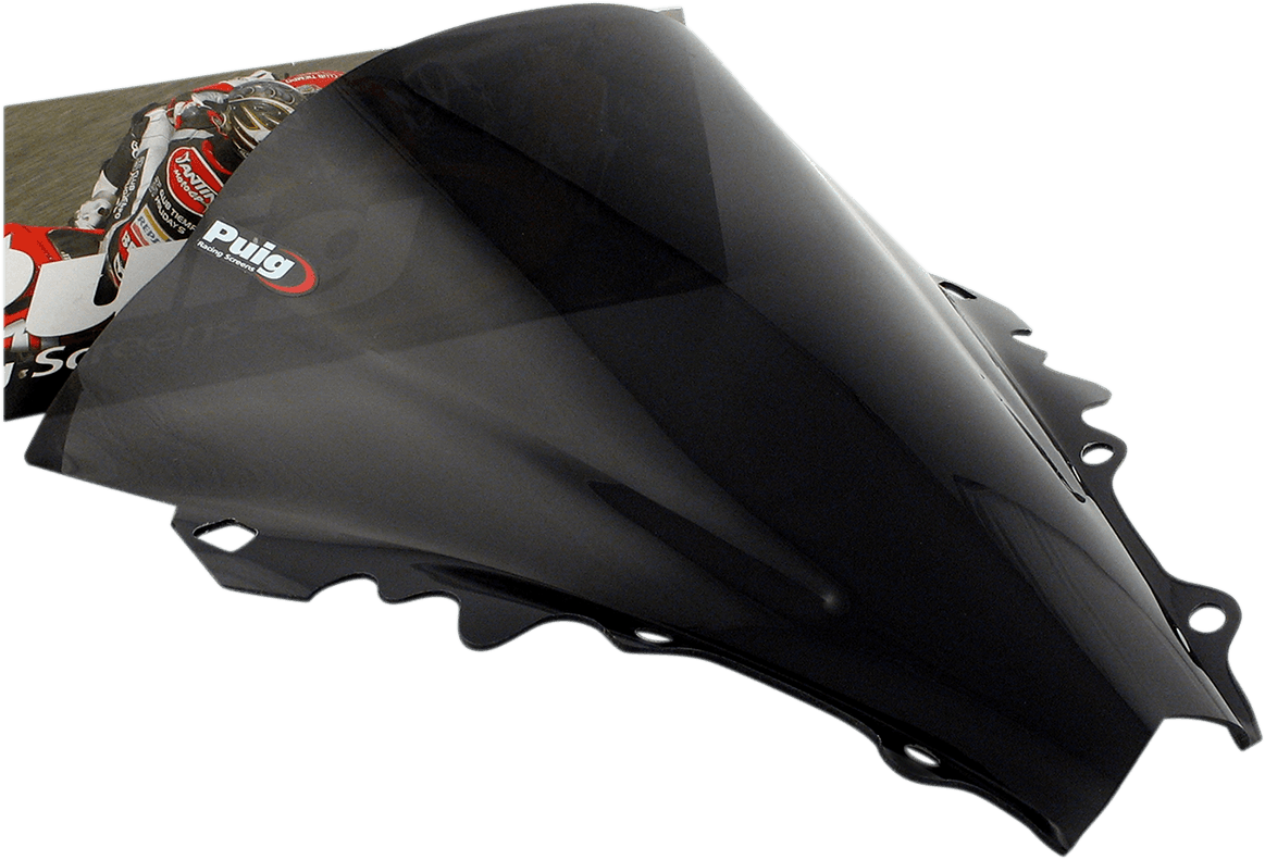 PUIG HI-TECH PARTS 2301-2409 Race Windscreen - 12-1/2" - Dark Smoke - YZF-R6