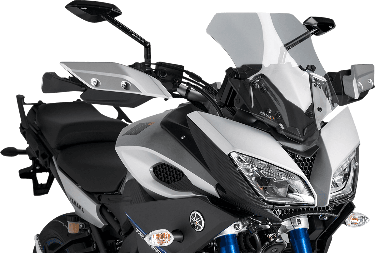 PUIG HI-TECH PARTS 2301-2417 Race Windscreen - 15-3/8" - Light Smoke - FJ-09
