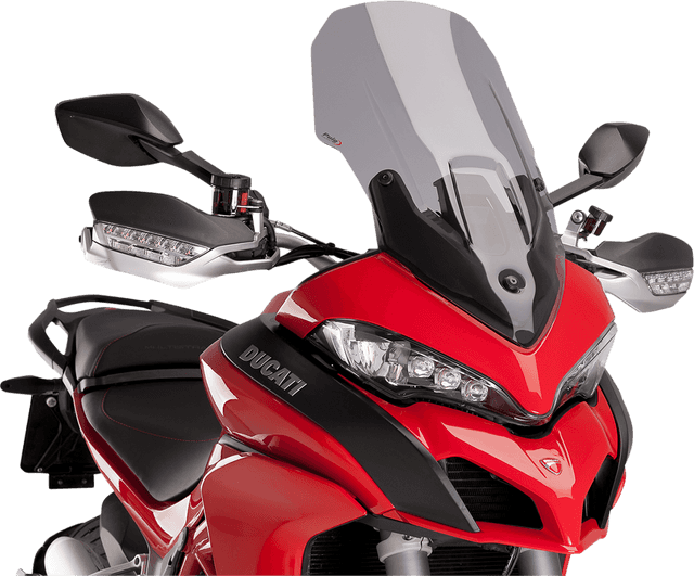 PUIG HI-TECH PARTS 2301-2425 Touring Windscreen - 24-1/2" - Smoke - Ducati