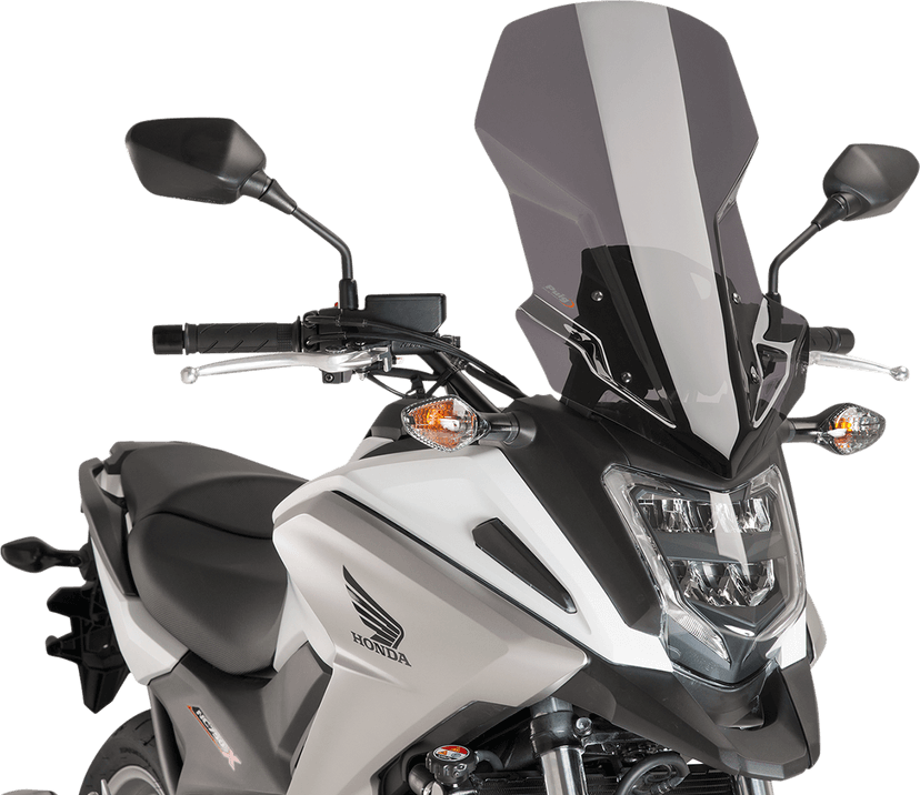PUIG HI-TECH PARTS 2301-2459 Touring Windscreen - 20-1/2" - Dark Smoke - NC750X