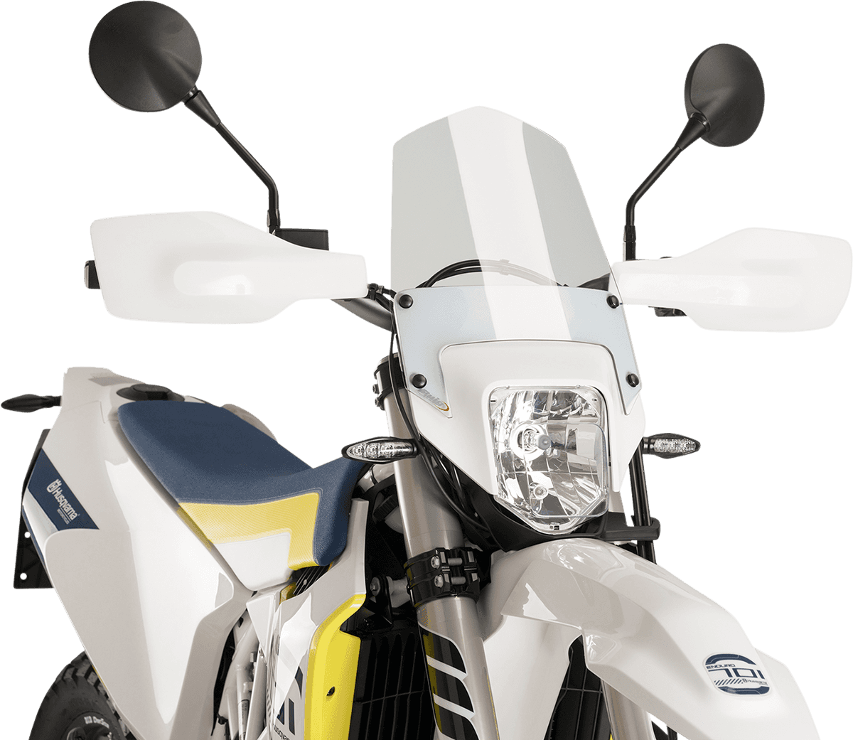 PUIG HI-TECH PARTS 2301-2512 New Generation Windscreen - 13-3/4" - Clear - Husqvarna 701