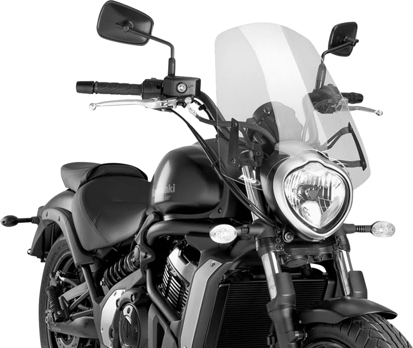 PUIG HI-TECH PARTS 2301-2516 New Generation Windscreen - 18-1/2" - Clear - Vulcan