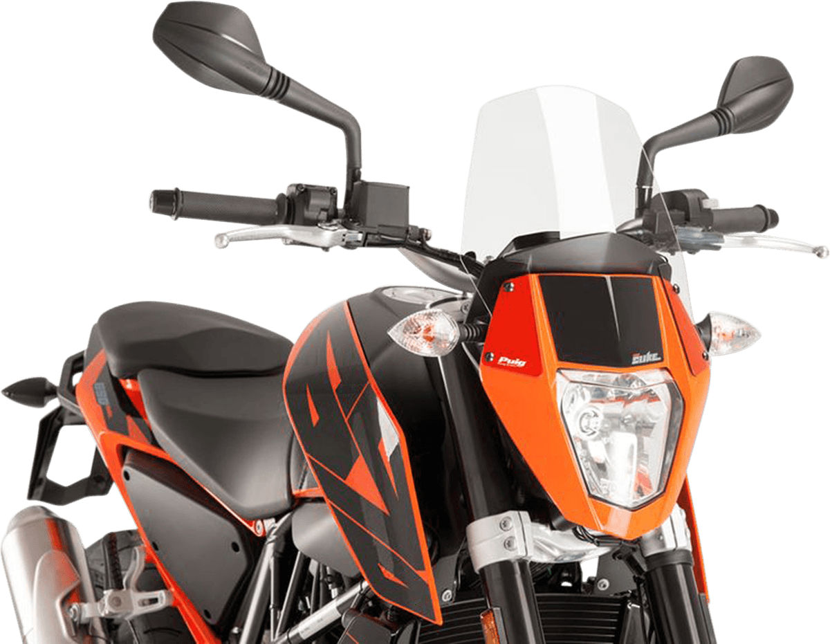 PUIG HI-TECH PARTS 2301-2540 New Generation Windscreen - 10-1/2" - Clear - KTM 390