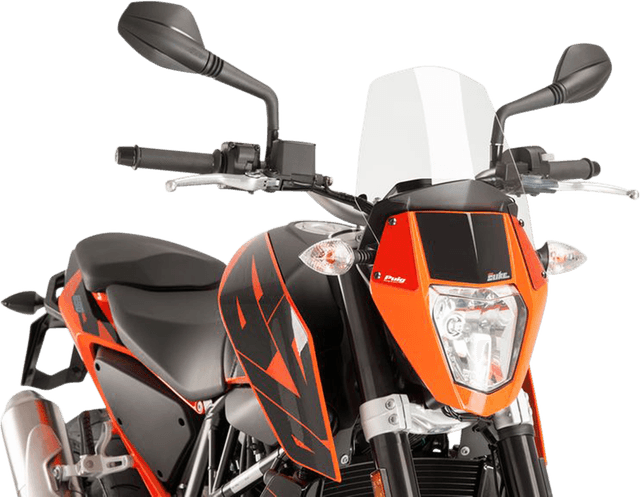 PUIG HI-TECH PARTS 2301-2540 New Generation Windscreen - 10-1/2" - Clear - KTM 390