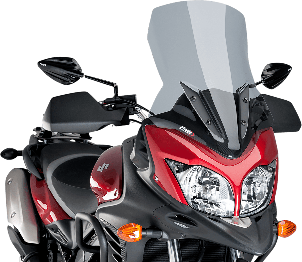 PUIG HI-TECH PARTS 2301-2549 New Generation Windscreen - 21-1/4" - Smoke - V-Strom 650