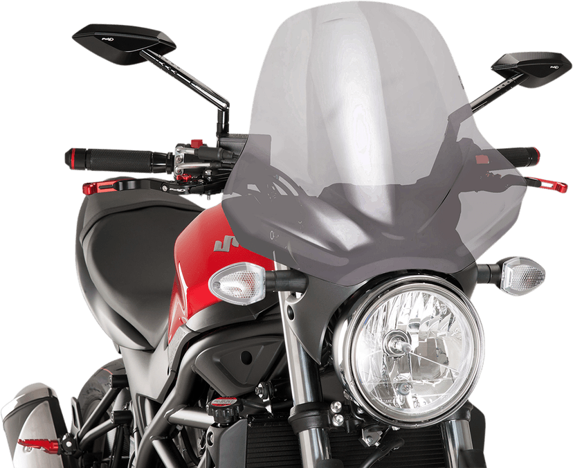 PUIG HI-TECH PARTS 2301-2601 New Generation Windscreen - 18-7/8" - Smoke — image 2 of 2