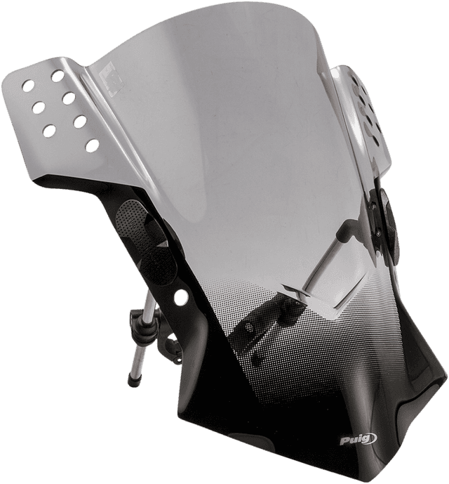 PUIG HI-TECH PARTS 2301-2603 New Generation Windscreen - 15-3/8" - Smoke