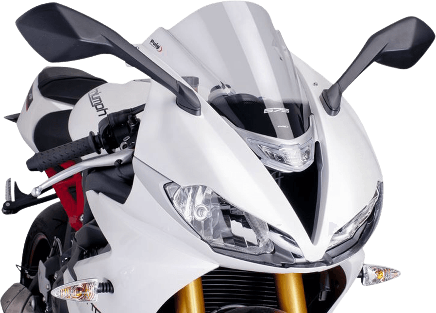 PUIG HI-TECH PARTS 2301-2621 Race Windscreen - 15-3/8" - Clear - Triumph