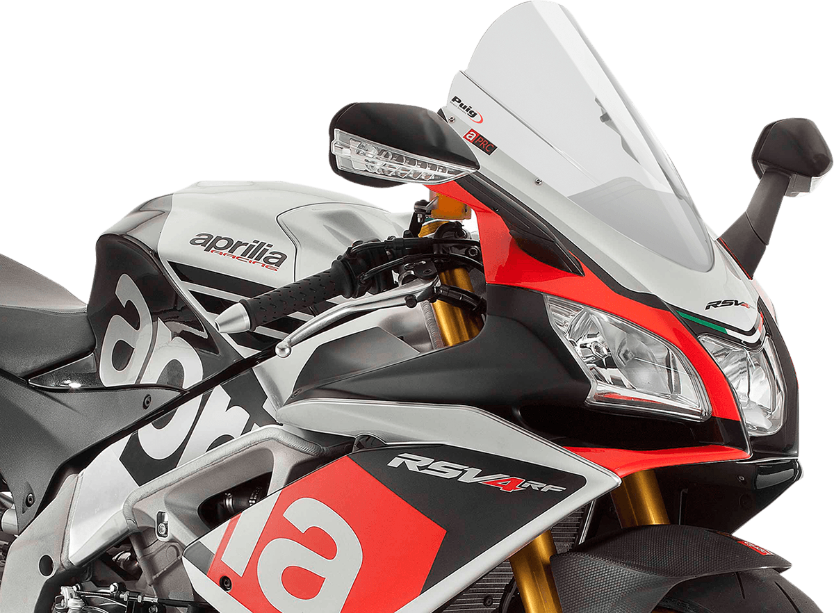 PUIG HI-TECH PARTS 2301-2641 Race Windscreen - 15-1/2" - Clear - RSV4