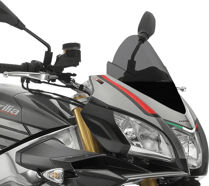PUIG HI-TECH PARTS 2301-2642 Race Windscreen - 12-1/2" - Dark Smoke - Tuono