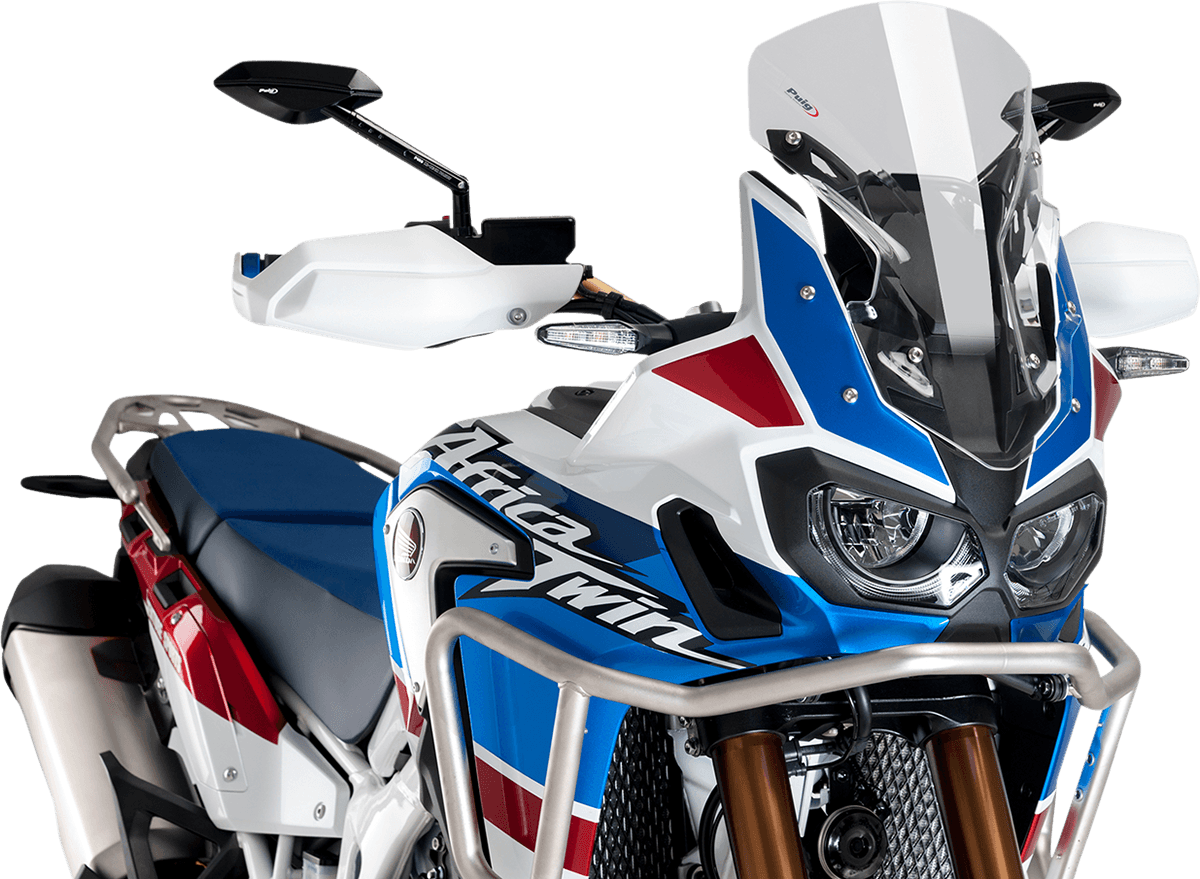 PUIG HI-TECH PARTS 2301-2654 Race Windscreen - 16-1/4" - Light Smoke - Honda