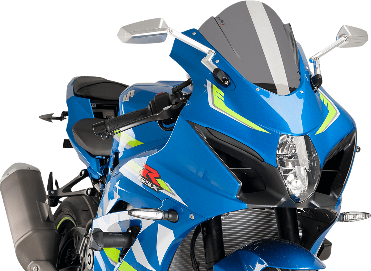 PUIG HI-TECH PARTS 2301-2675 Race Windscreen - 12-1/4" - Dark Smoke - Suzuki
