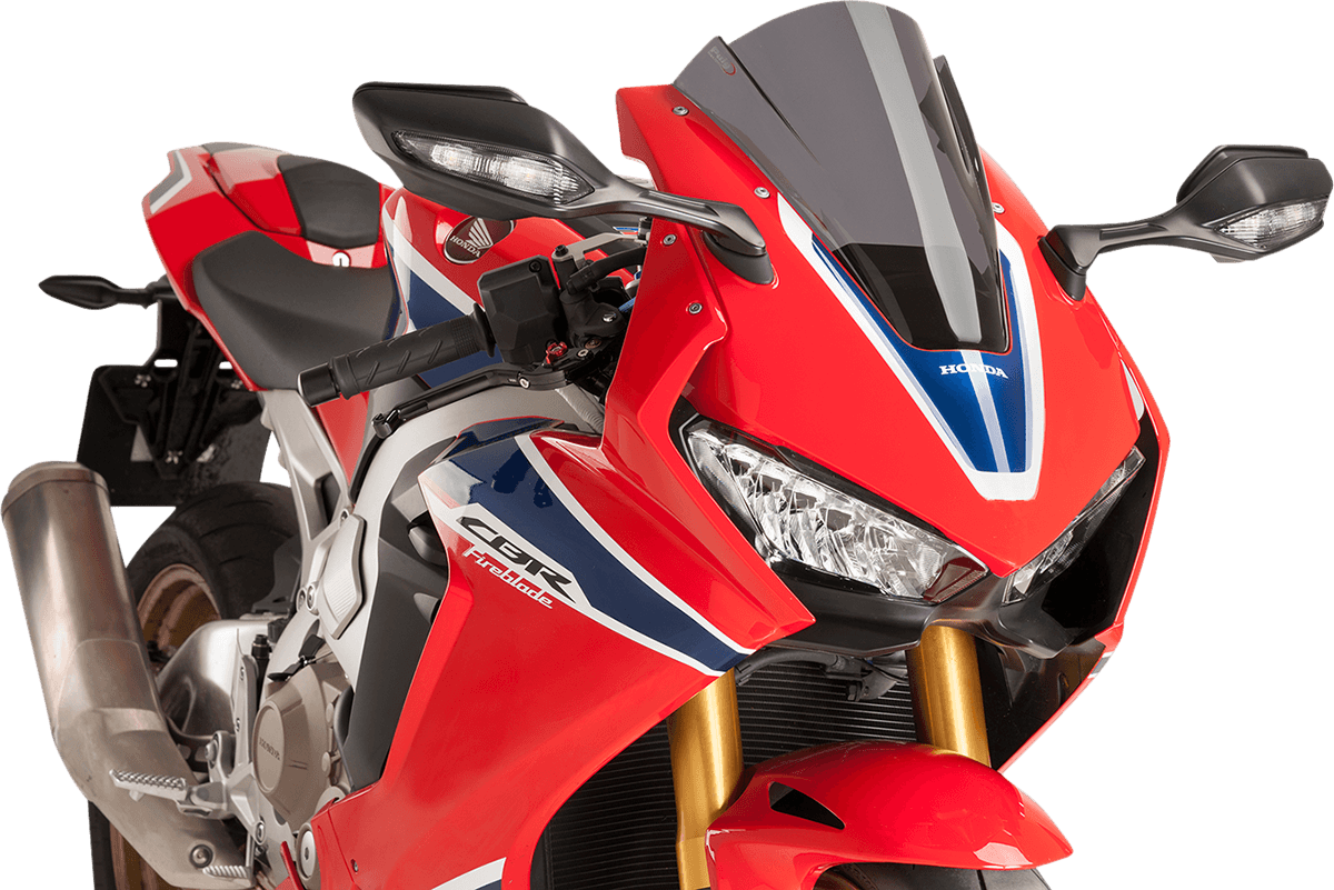 PUIG HI-TECH PARTS 2301-2689 Race Windscreen - 13" - Dark Smoke - Honda