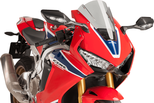 PUIG HI-TECH PARTS 2301-2690 Race Windscreen - 13" - Smoke - Honda