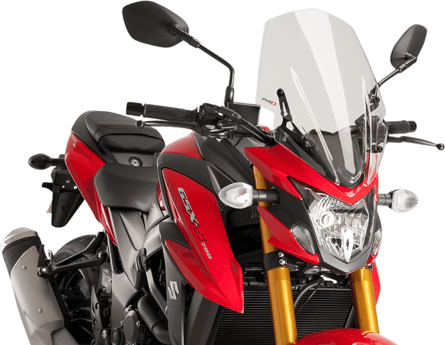 PUIG HI-TECH PARTS 2301-2710 Race Windscreen - 17-1/4" - Clear - Suzuki