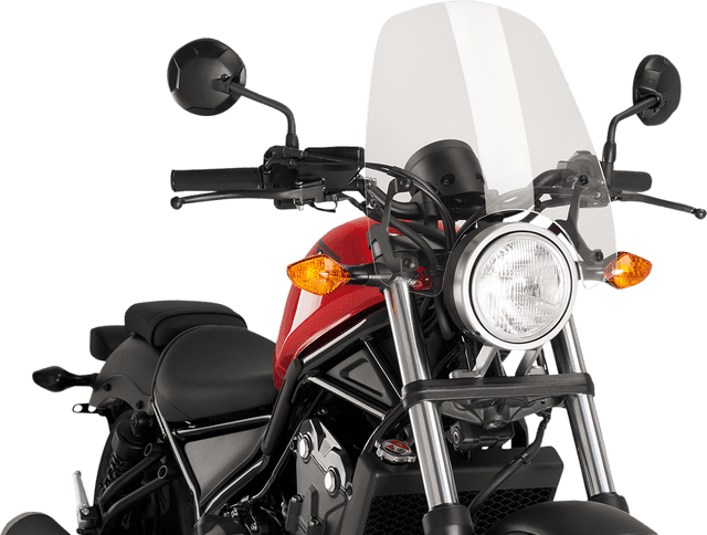 PUIG HI-TECH PARTS 2301-2719 New Generation Windscreen - 16-1/2" - Clear - Honda