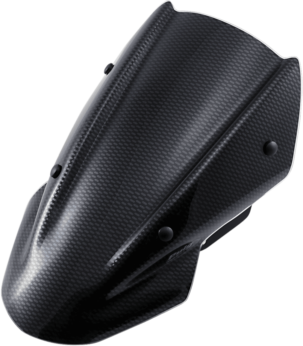 PUIG HI-TECH PARTS 2301-2728 New Generation Windscreen - 13-3/8" - Carbon - Kawasaki