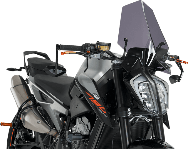 PUIG HI-TECH PARTS 2301-2753 New Generation Windscreen - 16-1/4" - Dark Smoke - KTM