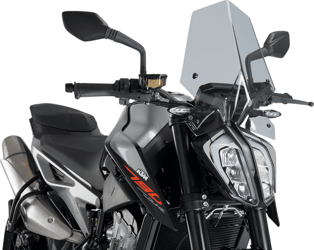 PUIG HI-TECH PARTS 2301-2754 New Generation Windscreen - 16-1/4" - Smoke - KTM