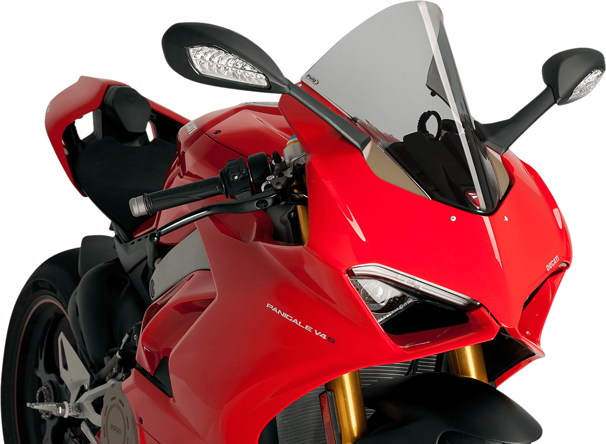 PUIG HI-TECH PARTS 2301-2760 Race Windscreen - Light Smoke - Ducati