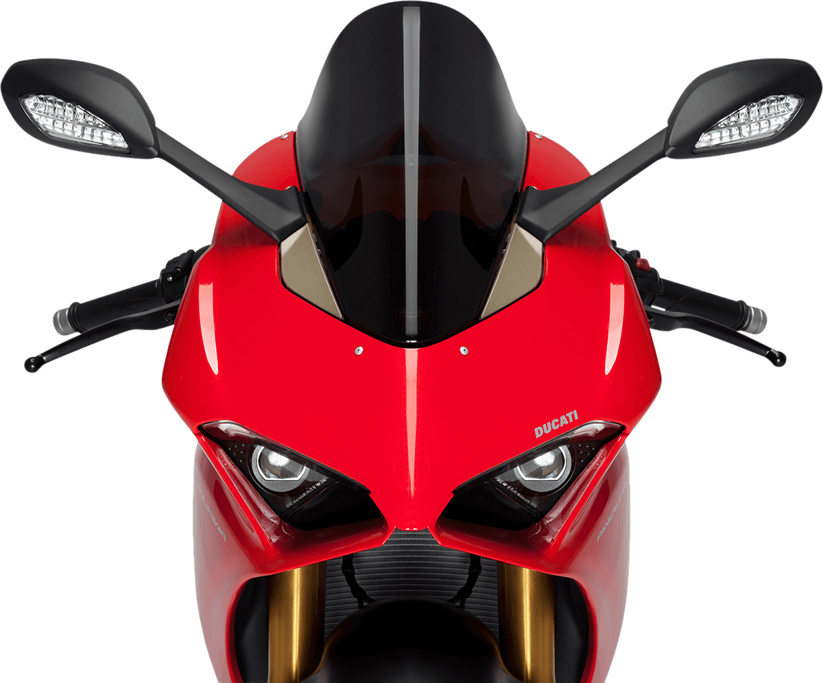 PUIG HI-TECH PARTS 2301-2761 Race Windscreen - 15-3/4" - Black - Ducati