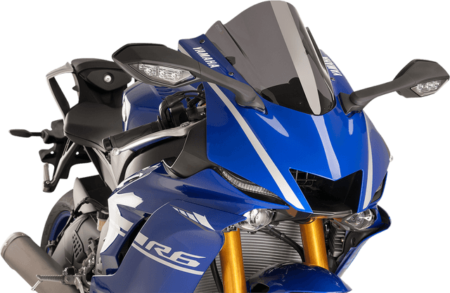 PUIG HI-TECH PARTS 2301-2796 Race Windscreen - 14-1/4" - Dark Smoke - Yamaha